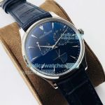 AN Factory Replica Jaeger LeCoultre Master Ultra Thin Blue Dial Watch 41MM